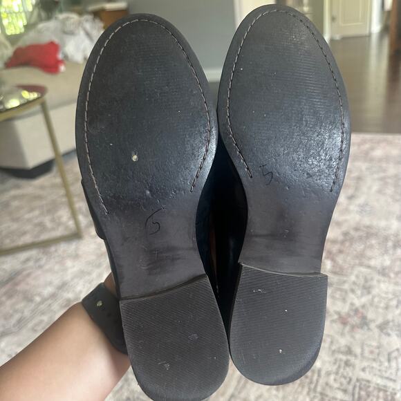 Madewell Dana Black Patent Leather Slip-On Loafers Flats Women's Size 7 EUC - Picture 5 of 6